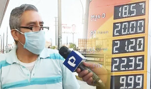 La gasolina ya supera los 22 soles por galón en Lima
