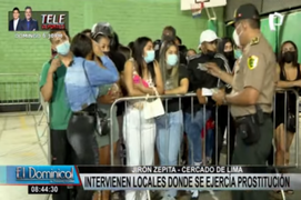 Cercado de Lima: intervienen a más de 40 mujeres en locales donde se ejercía la prostitución