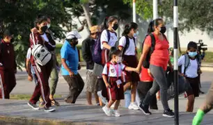 La Molina: drones y fiscalizadores monitorean tránsito ante reinicio de clases escolares