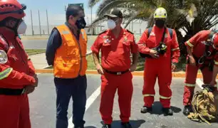 Deslizamiento en Pataz: rescatistas de la policía y de los bomberos viajan a zona de la tragedia