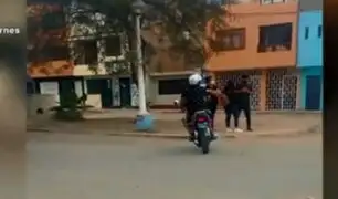 Callao: extranjeros en moto amenazan a vecinos con cuchillo
