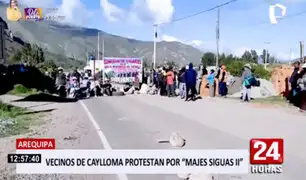 Arequipa: inician huelga indefinida por proyecto Majes Siguas II
