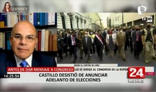 Ernesto Álvarez Miranda: "El presidente está impedido de convocar elecciones anticipadamente"