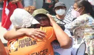 Alberto Fujimori: Simpatizantes del expresidente se manifestaron en exteriores del penal Barbadillo