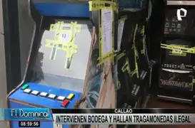 Callao: decomisan 16 tragamonedas que operaban ilegalmente en viviendas y bodegas