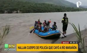 La Libertad: hallan cadáver de policía que desapareció en río Marañón