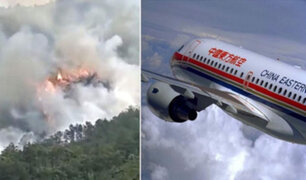 Avión con más de 130 pasajeros a bordo se estrella al sur de China