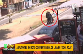 Ola de asaltos en SMP: delincuentes roban a bordo de motos en urbanización Sol de Lima