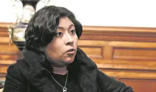 Betssy Chávez sobre moción de censura: "Lo tomo con tranquilidad. Yo soy un ave de paso"