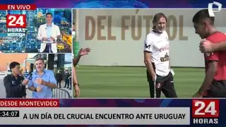 Zambrano se mete al once: La formación que probó Gareca a un día del Perú vs. Uruguay