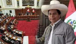 Vacancia Presidencial: Pedro Castillo deberá presentarse este lunes a las 3 p.m. ante el Congreso