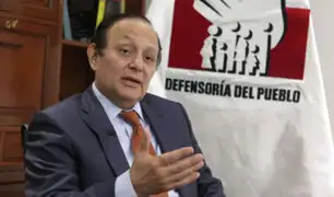 Defensor del Pueblo: Perú Libre y el Gobierno me califican como una amenaza y un peligro