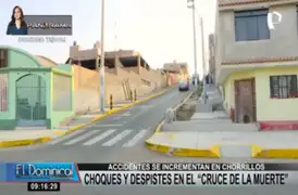 ¡Vecinos de Chorrillos viven pesadilla! Constantes choques y despistes en calle mal construida