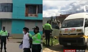 Huancayo: capturan a sujeto acusado a violar a hija de su amigo al interior de combi