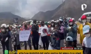 Moquegua: decenas de comuneros atacan puesto de vigilancia de la mina Cuajone