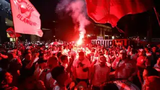Perú vs Paraguay: Los hinchas realizaron banderazo para alentar a la blanquirroja