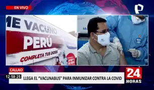 “Vacunabus”: brigada de salud se traslada hacia la población para inmunizarla