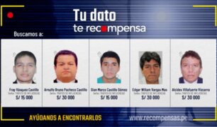 Bruno Pacheco y sobrinos de Pedro Castillo entre los más buscados: ofrecen hasta S/30 mil por su captura