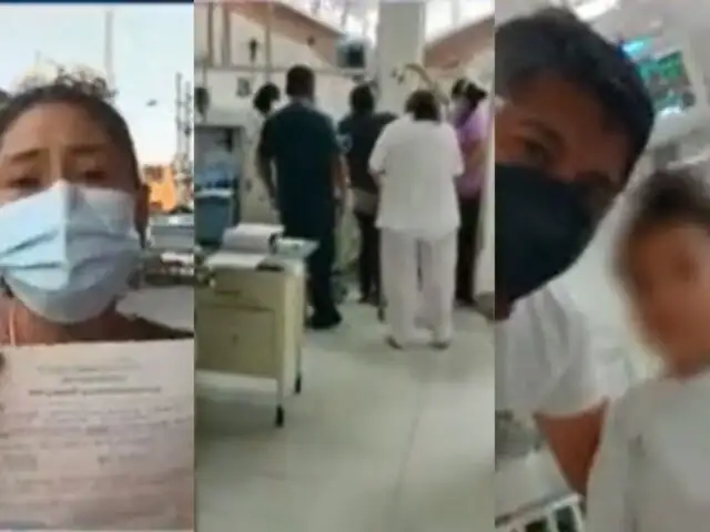 Denuncian negligencia médica contra bebé de 1 año en Hospital María Auxiliadora