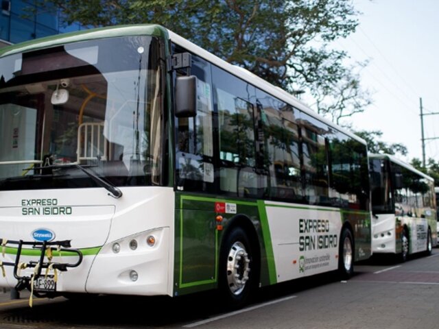 San Isidro: presentan modernos buses eléctricos que recorrerán todo el distrito de manera gratuita
