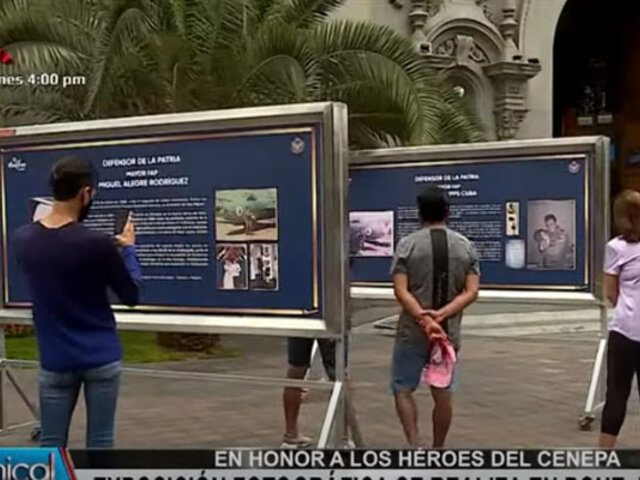 Defensores de la Patria: exposición fotográfica en homenaje a los Héroes del Cenepa