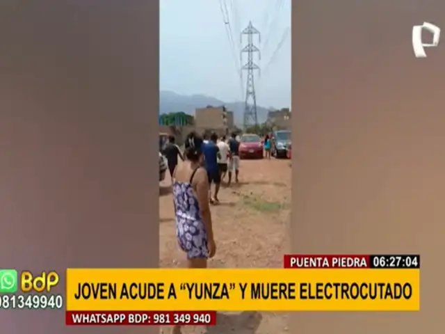 Puente Piedra: joven muere electrocutado mientras colocaba árbol de yunza