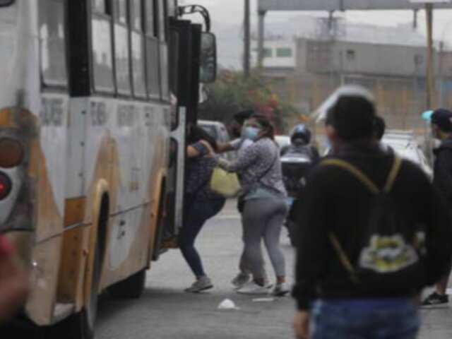 Gremio de transportistas de Lima y Callao anuncian paro para este jueves 17