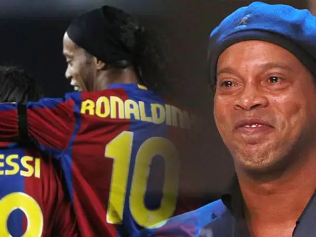 Ronaldinho sobre Messi: 