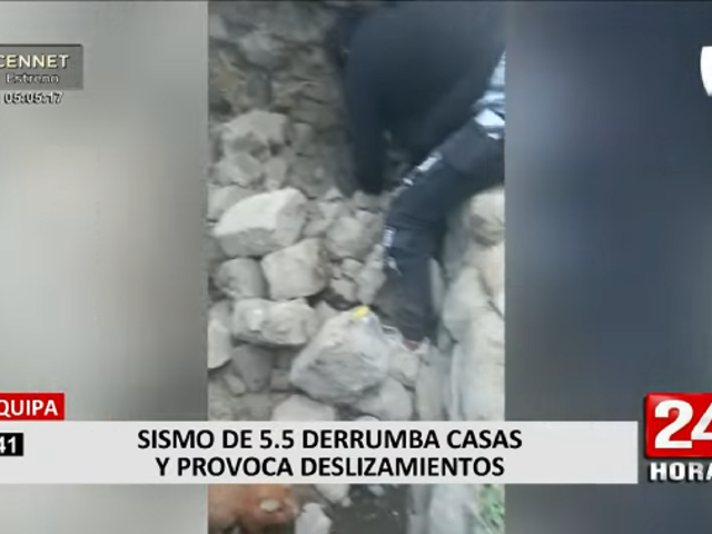 Terremoto en Arequipa: No hay víctimas y los daños son solo materiales