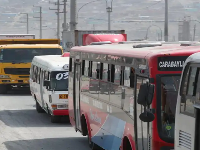 Lima: Se registra paralización parcial de transporte en diferentes zonas