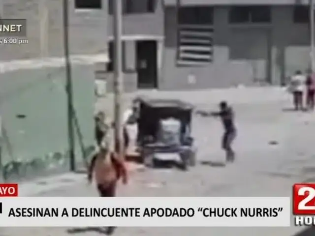 Chiclayo: A balazos asesinan a "Chuck Norris" en mototaxi