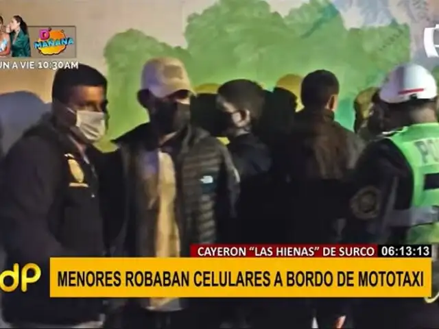 Surco: Cae banda de raqueteros “Las Hienas de Parque Alto”