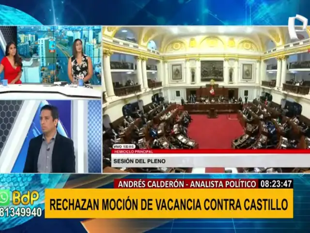 Calderón: Parece haberse consolidado un "pacto explícito" de estabilidad crítica entre Gobierno y Legislativo