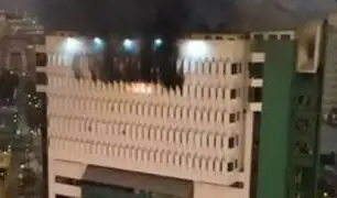 Incendio en sede de la Dirincri: en llamas oficina de lavado de activos y crimen organizado
