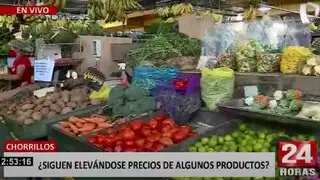 Chorrillos: precios de las frutas y verduras se siguen incrementando