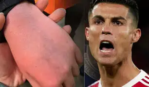 Cristiano Ronaldo rompe celular y agrede a un menor