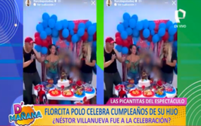 Flor Polo: ¿por qué Néstor Villanueva no estuvo presente en reunión de cumpleaños de su hijo?