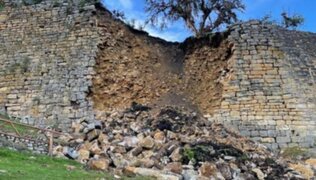 Fortaleza de Kuélap: Evalúan cierre temporal de complejo arqueológico tras derrumbe
