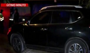 Surco: dos heridos dejó balacera durante intento de robo de camioneta
