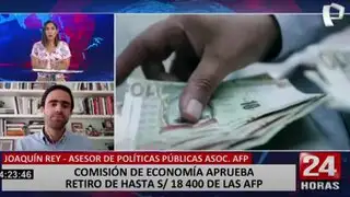 Joaquín Rey sobre nuevo retiro de AFP: "Estamos destruyendo el sistema previsional peruano"