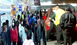 Violencia en Yerbateros: Pasajeros se agarran a golpes en terminal de buses para poder viajar