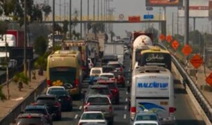 Caos vehicular: Vía Crucis para llegar a las playas del sur por cierre en tramo de Panamericana Sur