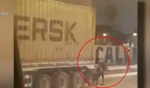 Callao: Delincuentes aprovechan tráfico para asaltar camiones de carga