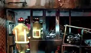 San Borja: continúan las investigaciones tras el incendio en almacén de scooters