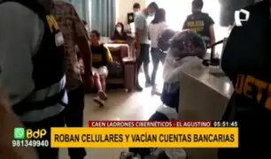 Caen ladrones cibernéticos en El Agustino: robaban celulares para luego vaciar cuentas bancarias