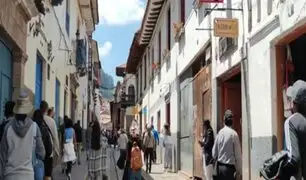 Cusco: comerciantes y turistas afectados tras bloqueo de vías en primer día de paro