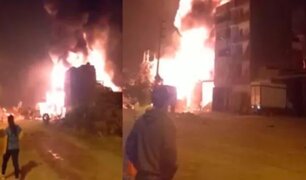 Incendio en almacén de SMP: confirman muerte de dos personas y seis desaparecidos
