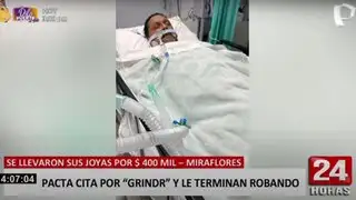 Miraflores: abogado pacta cita por Grindr, le propinan golpiza y le roban más de 400 mil dólares
