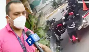 Surco: Estaciona moto en su casa y se la llevan al depósito