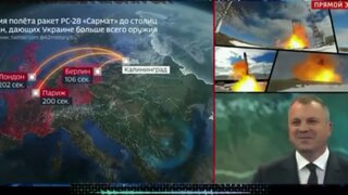 ¡De terror!: Televisión rusa debate posibilidad de lanzar misiles nucleares sobre capitales europeas